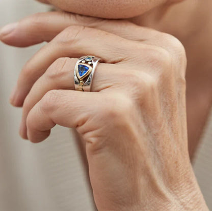 Anillo Vintage Azul