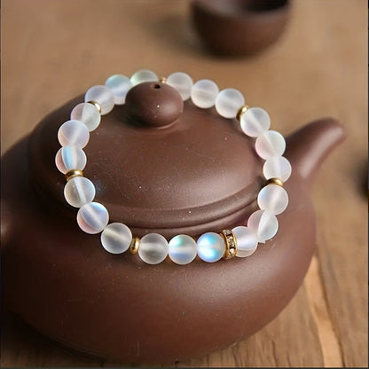 Confianza Pulsera de Perlas y Piedra de Luna