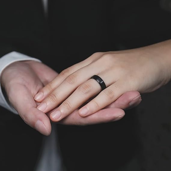 Anillo de tungsteno unisex SOMA de 5 mm