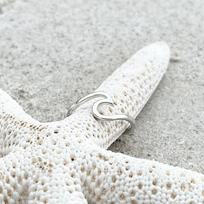 Anillo de Plata Onda del Mar