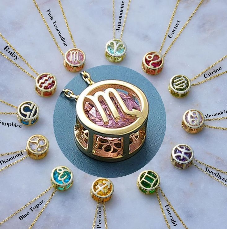 Colgante Zodíaco Doble Cara