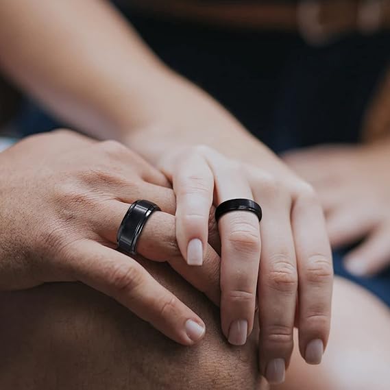 Anillo de tungsteno unisex SOMA de 5 mm