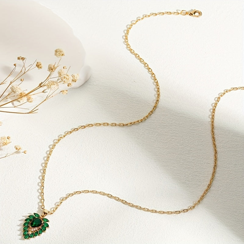 Colar Matilde Corazón de Esmeralda