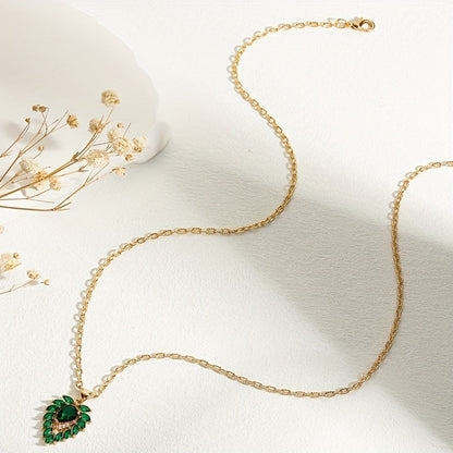 Colar Matilde Corazón de Esmeralda