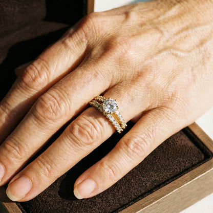 Anillo para Fiestas de Compromiso con Circonita