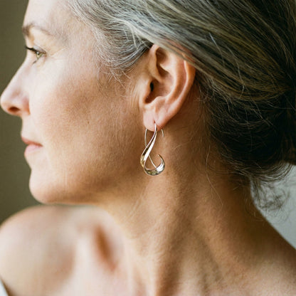 Pendientes Vintage Dorados Colgantes