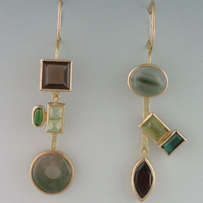 Pendientes Vintage Bosque de Cristal