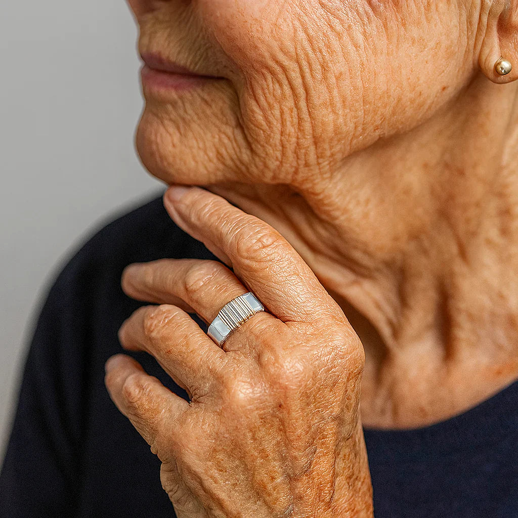 Anillo Boho Hilos Dorados