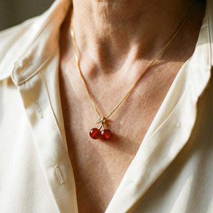 Colar Cerezas en Oro