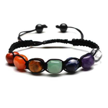 Pulsera de riqueza con piedras mágicas naturales hechas a mano