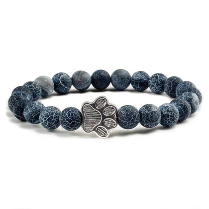 Pulsera con Cuentas en Forma de Patita – Diseño en Piedra Natural