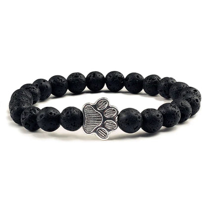Pulsera con Cuentas en Forma de Patita – Diseño en Piedra Natural