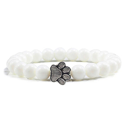 Pulsera con Cuentas en Forma de Patita – Diseño en Piedra Natural