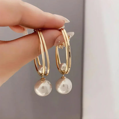 Pendientes Encantadores con Perlas