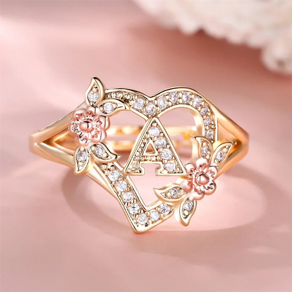 Anillo de Oro y Cristales