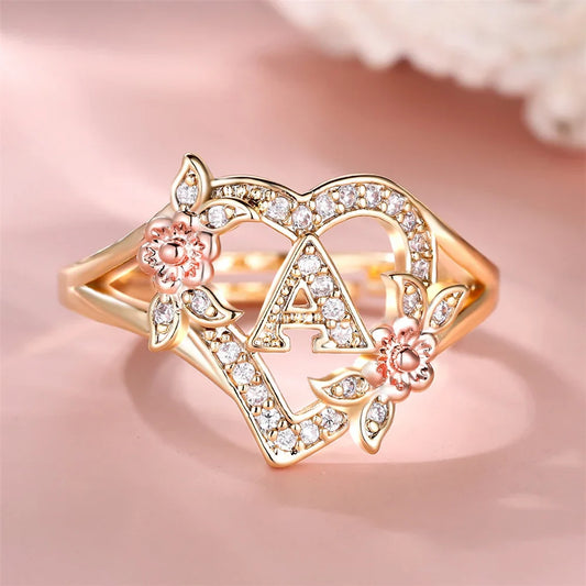 Anillo de Oro y Cristales