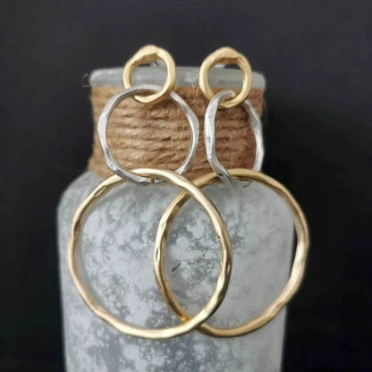 Aros Vintage de Oro y Plata