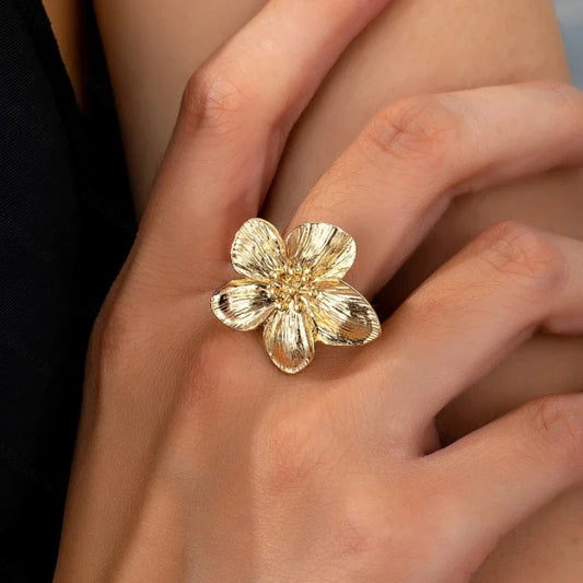 Anillo Flor de Oro