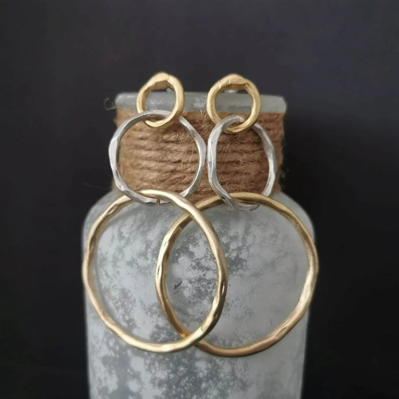 Aros Vintage de Oro y Plata