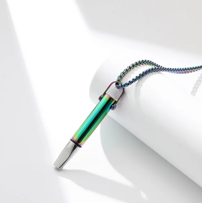 Colador con Silbato de Resistencia Respiratoria