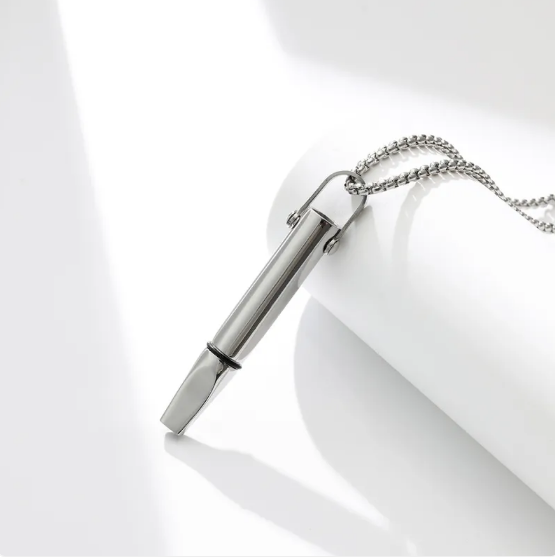 Colador con Silbato de Resistencia Respiratoria