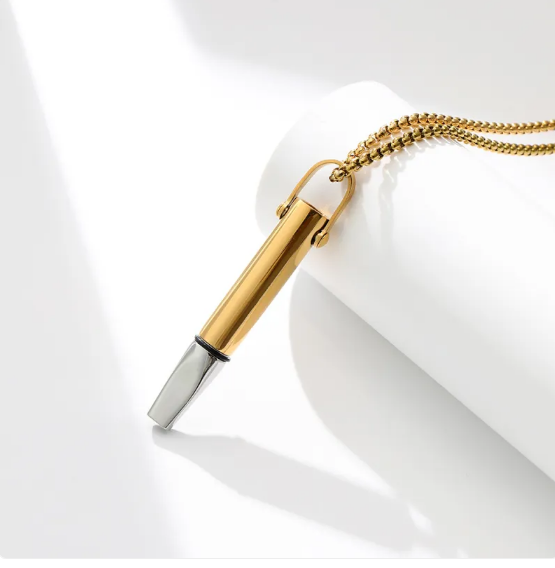 Colador con Silbato de Resistencia Respiratoria