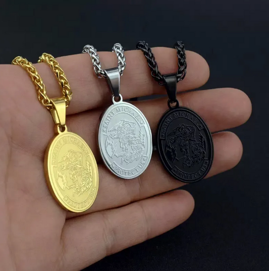 Colador Oval con Retrato de Ángel en Acero Inoxidable