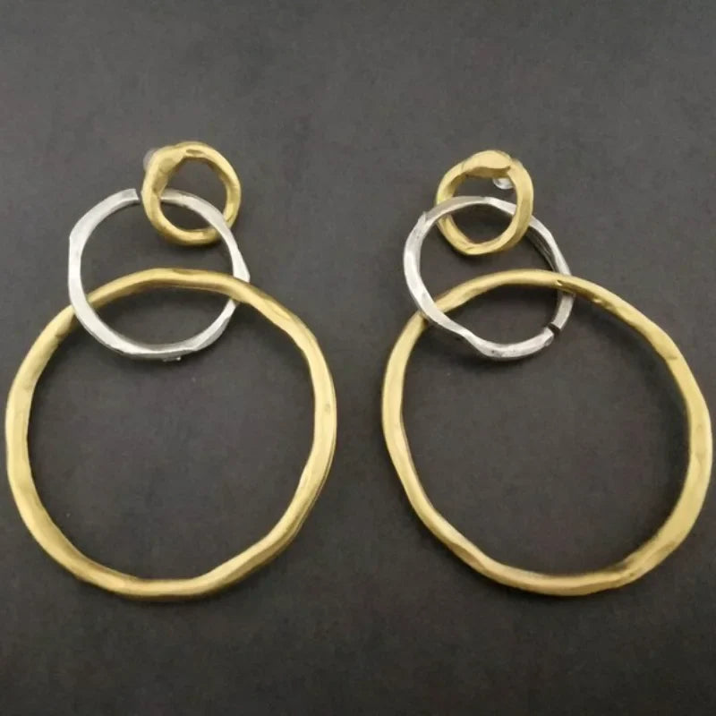 Aros Vintage de Oro y Plata