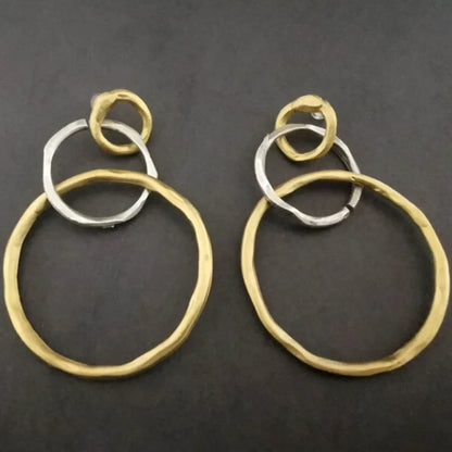 Aros Vintage de Oro y Plata