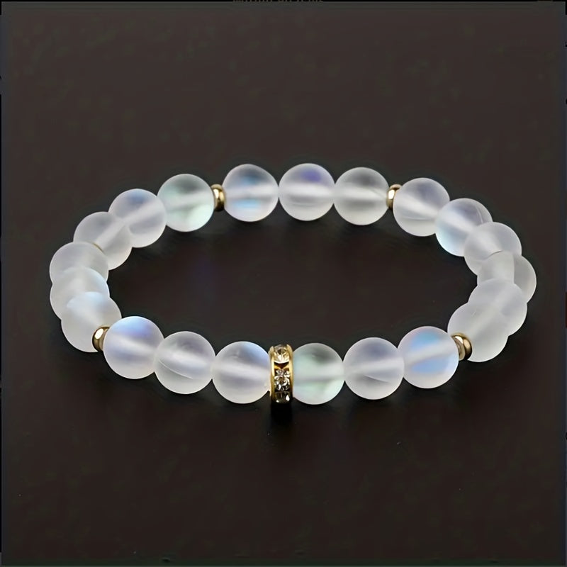 Confianza Pulsera de Perlas y Piedra de Luna