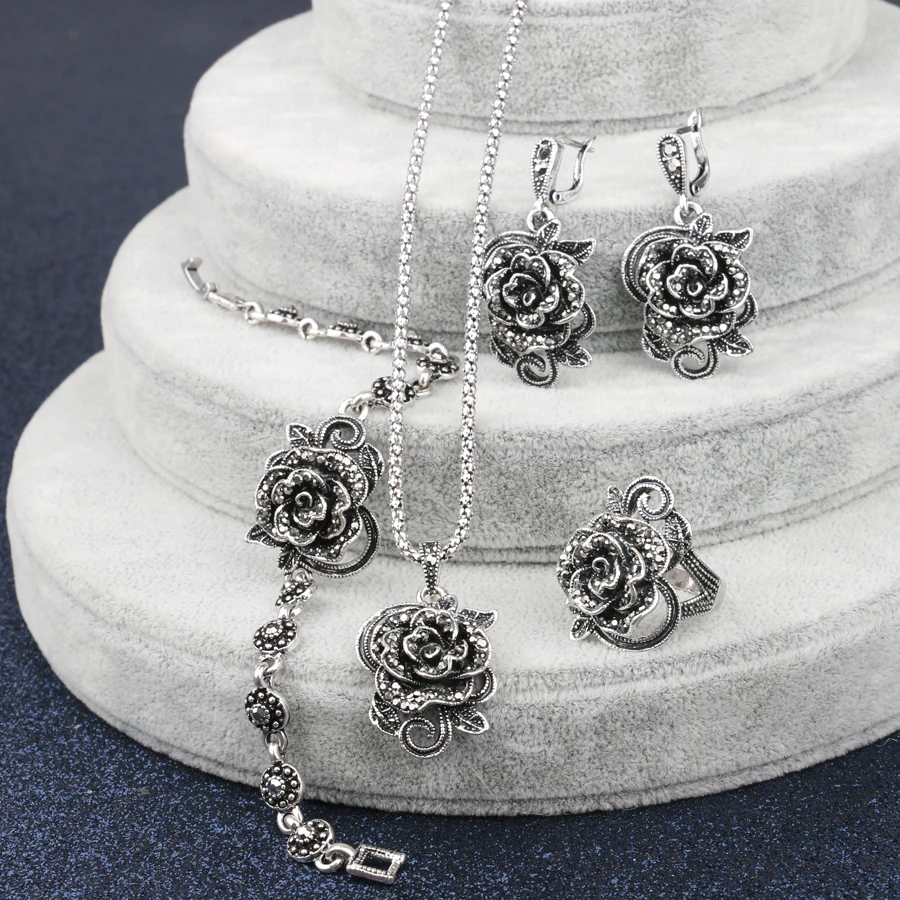 Conjunto Elegante de Plata con Circonita