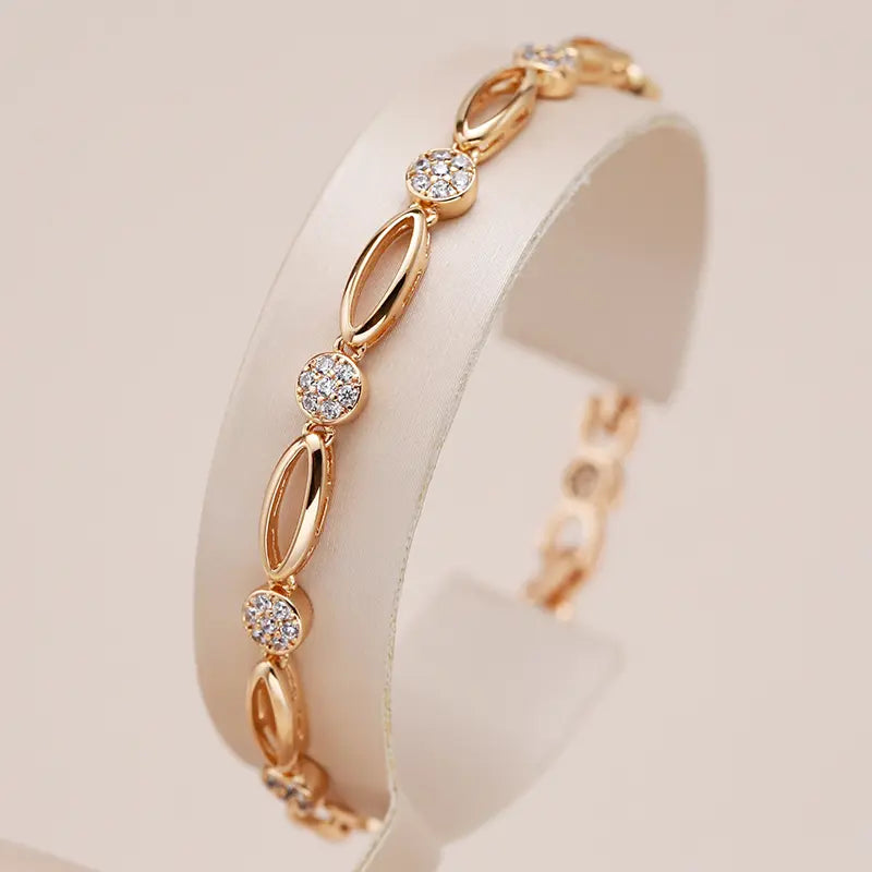 Pulsera Elegante Bañada en Oro