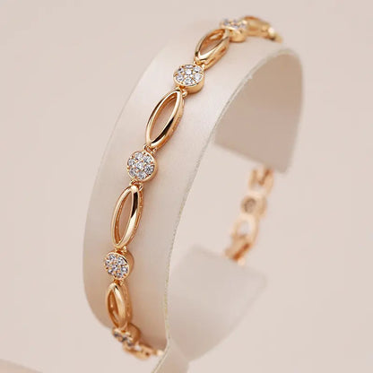 Pulsera Elegante Baño de Oro