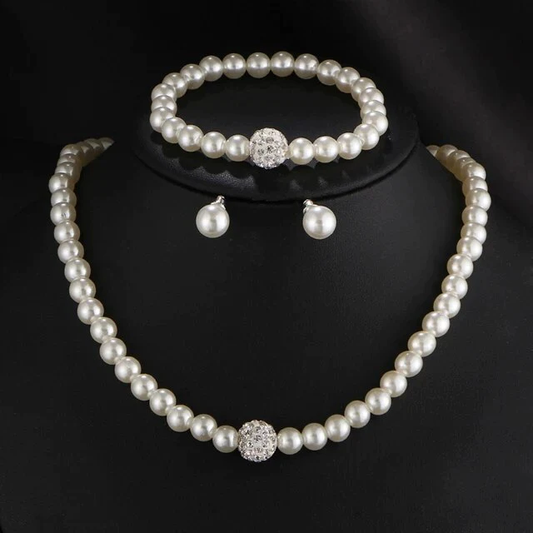 Conjunto Elegante de Perlas